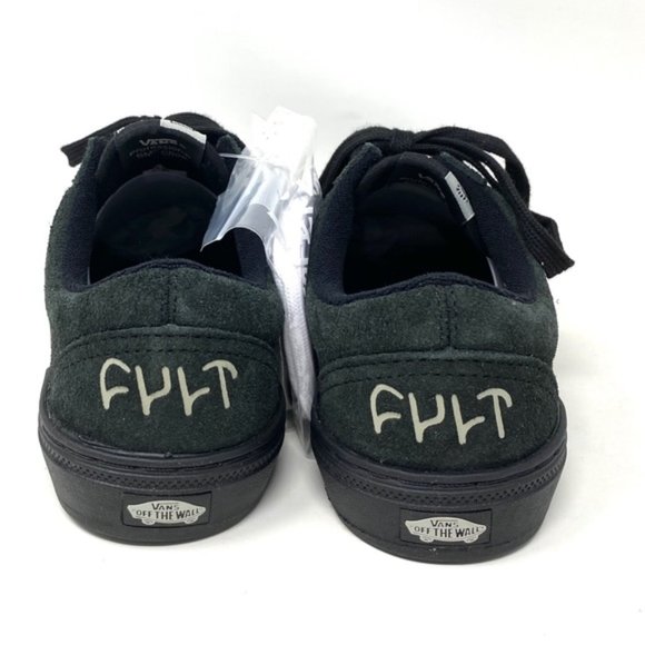 💖MEGA SALE💖VANS Bmx Old Skool Cuff Black Green Suede   Women’s  VN0A5JIPN42 - Picture 5 of 11